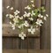 Set of 3 Cream English Dogwood Bush Artificial White Flowers 17 Inch Vase Decor
